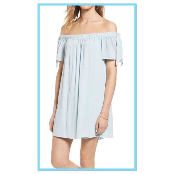 One Clothing Off the Shoulder Shift Dress (H6) - Picture 1 of 6